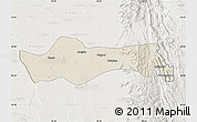 Shaded Relief Map of Pyawbwe, lighten