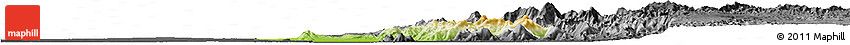 Physical Horizon Map of Singu, darken, desaturated