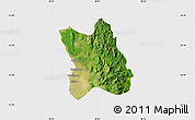 Satellite Map of Singu, single color outside