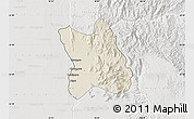 Shaded Relief Map of Singu, lighten, semi-desaturated