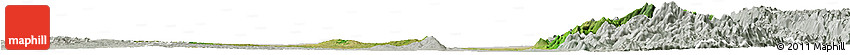 Satellite Horizon Map of Tatkon, lighten, semi-desaturated