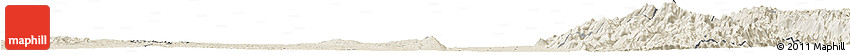 Shaded Relief Horizon Map of Tatkon