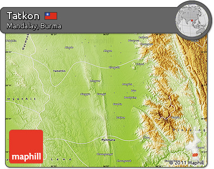 Physical Map of Tatkon