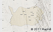 Shaded Relief Map of Tatkon, lighten