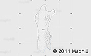 Silver Style Map of Thabeikkyin, single color outside