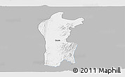 Gray Panoramic Map of Thabeikkyin, single color outside