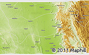 Physical 3D Map of Yamethin