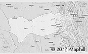 Silver Style 3D Map of Yamethin