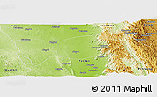 Physical Panoramic Map of Yamethin