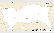 Classic Style Simple Map of Yamethin