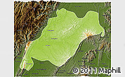 Physical 3D Map of Homalin, darken