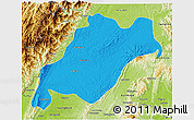 Political 3D Map of Homalin, physical outside
