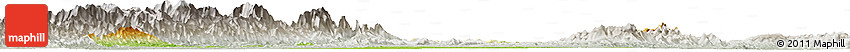 Physical Horizon Map of Homalin, lighten, semi-desaturated