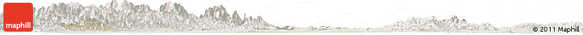 Shaded Relief Horizon Map of Homalin, lighten Shaded Relief Horizon Map of Homalin, lighten