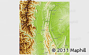 Physical 3D Map of Kale