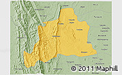 Savanna Style 3D Map of Kani