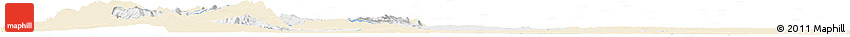 Classic Style Horizon Map of Kani, single color outside