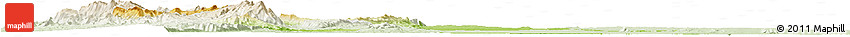 Physical Horizon Map of Kani, lighten