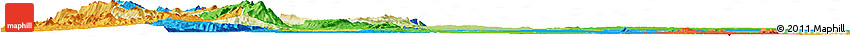 Physical Horizon Map of Kani, political outside