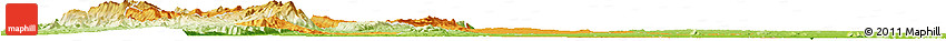 Political Horizon Map of Kani, physical outside