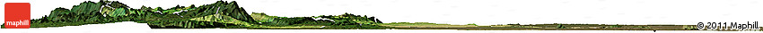 Satellite Horizon Map of Kani, darken