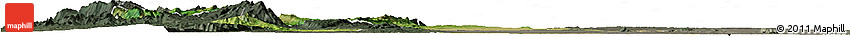 Satellite Horizon Map of Kani, darken, semi-desaturated