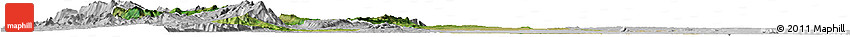 Satellite Horizon Map of Kani, lighten, desaturated