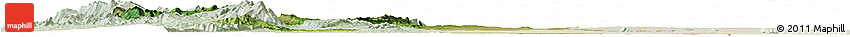 Satellite Horizon Map of Kani, lighten