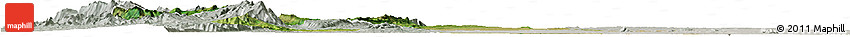 Satellite Horizon Map of Kani, lighten, semi-desaturated