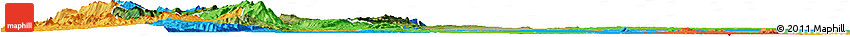 Satellite Horizon Map of Kani, political outside