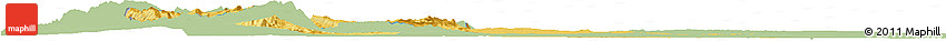 Savanna Style Horizon Map of Kani, single color outside