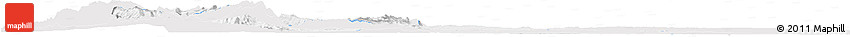 Silver Style Horizon Map of Kani, single color outside