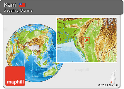 Physical Location Map of Kani