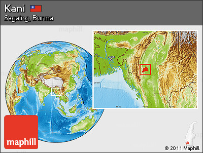 Physical Location Map of Kani