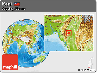 Physical Location Map of Kani