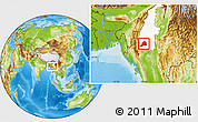 Physical Location Map of Kani, highlighted parent region