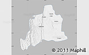Gray Map of Kani, single color outside