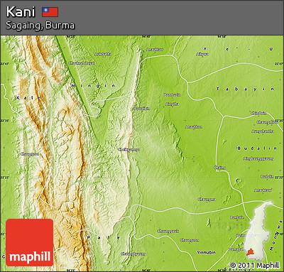 Physical Map of Kani