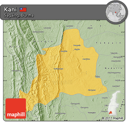 Savanna Style Map of Kani
