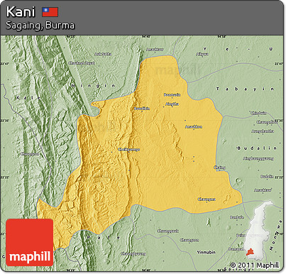 Savanna Style Map of Kani