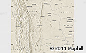 Shaded Relief Map of Kani