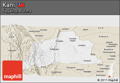 Classic Style Panoramic Map of Kani