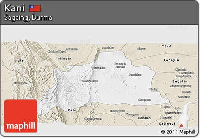 Classic Style Panoramic Map of Kani