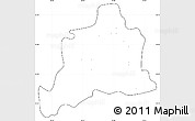 Blank Simple Map of Kani, cropped outside, no labels