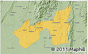 Savanna Style 3D Map of Kawlin