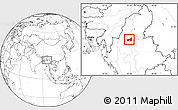 Blank Location Map of Kawlin