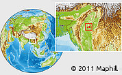 Physical Location Map of Kawlin