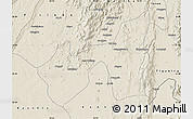 Shaded Relief Map of Kawlin