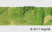 Satellite Panoramic Map of Kawlin