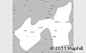 Gray Simple Map of Kawlin